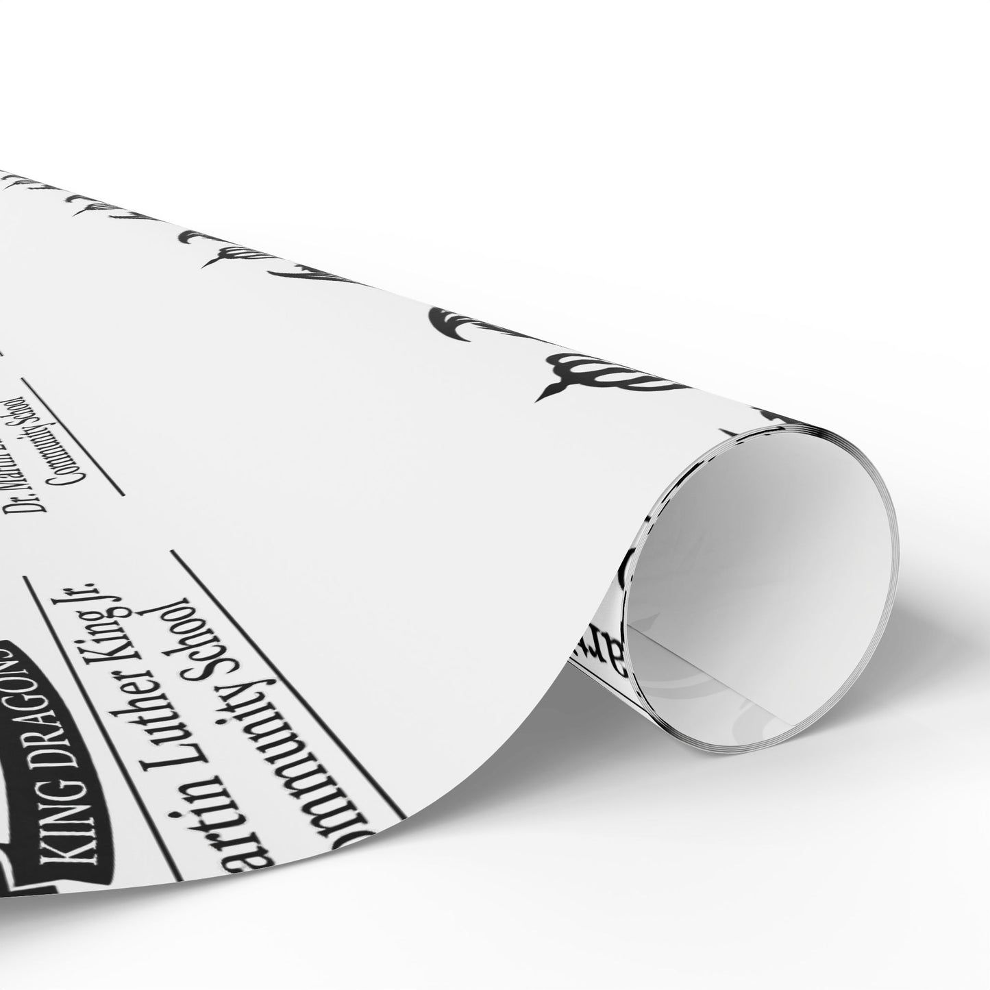 Wrapping Paper – School Logo Pattern