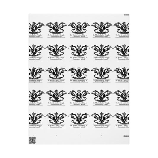Wrapping Paper – School Logo Pattern
