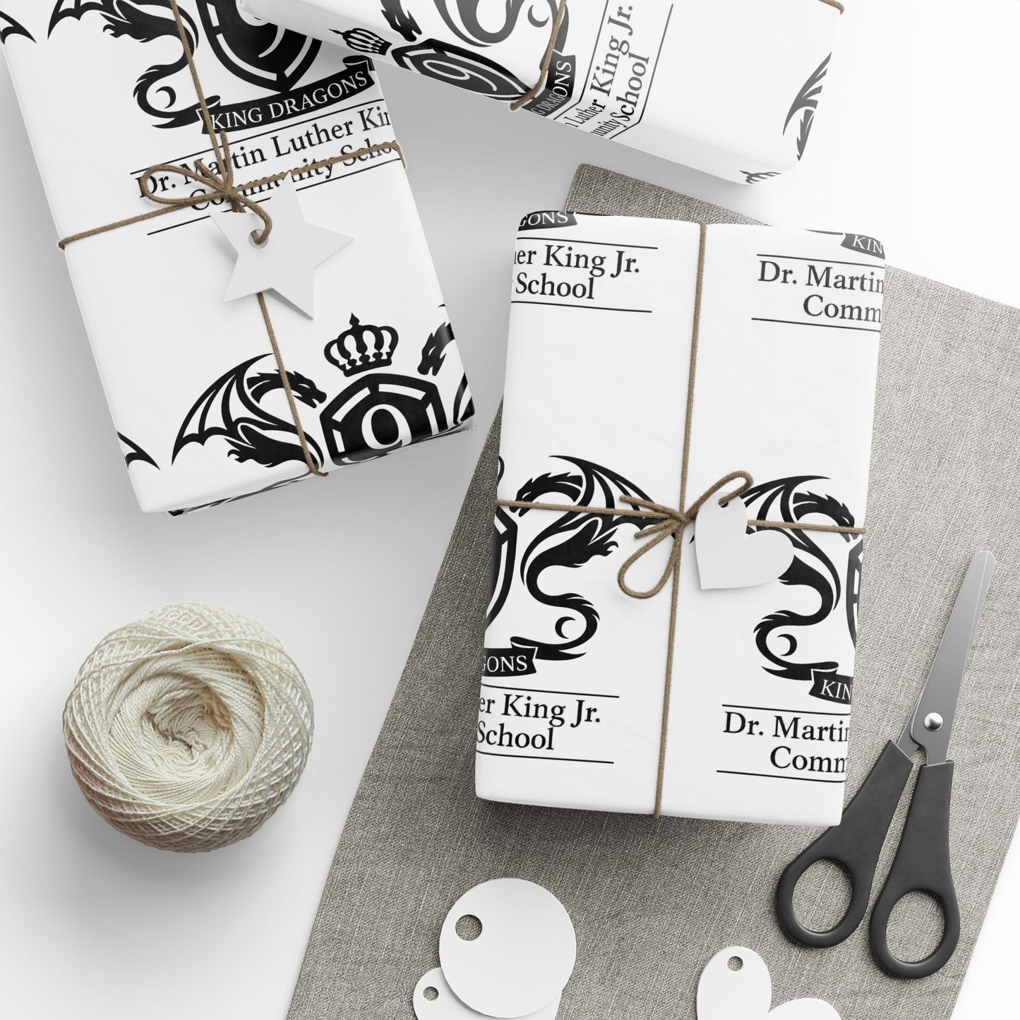 Wrapping Paper – School Logo Pattern